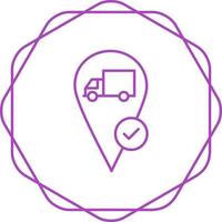 Valid Destination Vector Icon