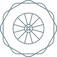 Wheel Vector Icon