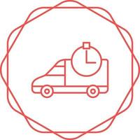 Time Based Delivery Vector Icon