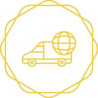 Global Delivery Vector Icon