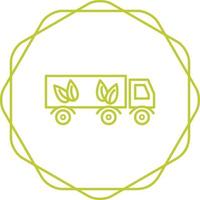 Eco friendly Truck Vector Icon