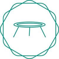 icono de vector de mesa