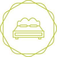 Double Bed Vector Icon