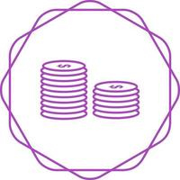 Stack of Coins Vector Icon
