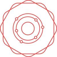 Atomic Structure Vector Icon