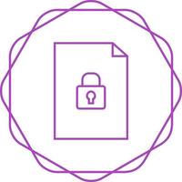 Secure Document Vector Icon