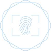 Fingerprint Vector Icon