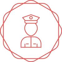 icono de vector de seguridad del aeropuerto