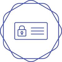 Protected Card Vector Icon