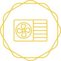 AC Window Unit Vector Icon