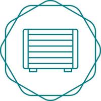 Gas Heater Vector Icon