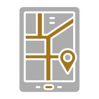 GPS Device Vector Icon Style