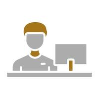 Cashier Vector Icon Style