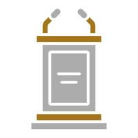 Bully Pulpit Vector Icon Style