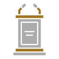 Bully Pulpit Vector Icon Style