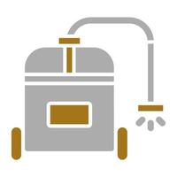 High Pressure Washer Vector Icon Style