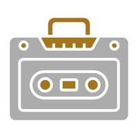 Cassette Player Vector Icon Style