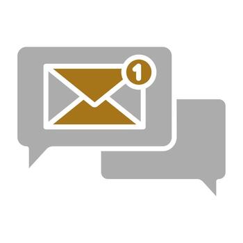 Message Vector Icon Style