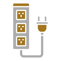 Extension Cord Vector Icon Style
