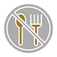 Hunger Strike Vector Icon Style