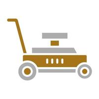 Lawn Mower Vector Icon Style