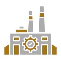 Focused Factory Producti Vector Icon Style