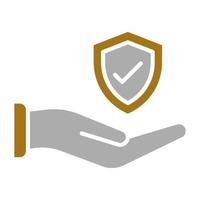 Life Insurance Vector Icon Style