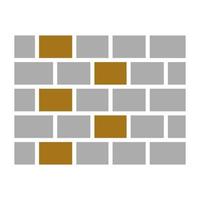 Brick Wall Vector Icon Style
