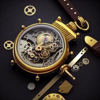 Mechanical Gold vintage watches photo