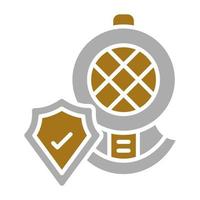 Diving Safety Vector Icon Style