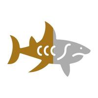 Shark Vector Icon Style