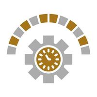 Time Management Vector Icon Style