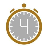 Countdown Vector Icon Style