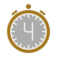 Countdown Vector Icon Style