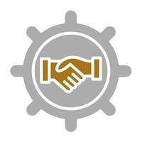 Customer Relationship Ma Vector Icon Style