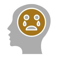 Grief Vector Icon Style