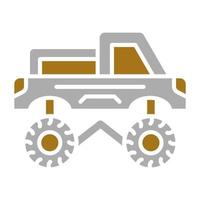 Race Truck Vector Icon Style