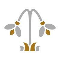 Snowdrop Vector Icon Style