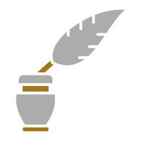 Feather And Ink Vector Icon Style