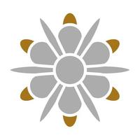 Chrysanthemum Vector Icon Style