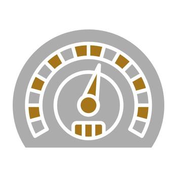 Speedometer Vector Icon Style