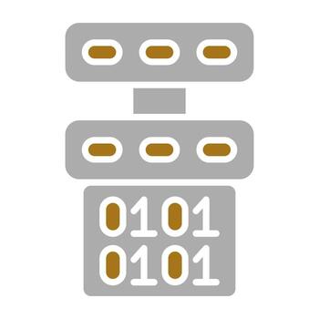 Master Data Vector Icon Style