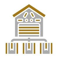 Distribution Center Vector Icon Style