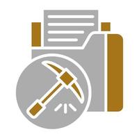 Information Mining Vector Icon Style