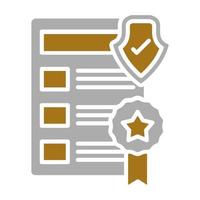 Privacy Policy Template Vector Icon Style