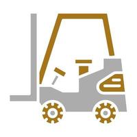 Forklift Vector Icon Style