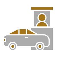 Drive Thru Vector Icon Style