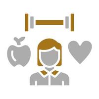 Health Conscious Vector Icon Style