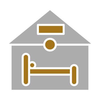 Accommodation Vector Icon Style