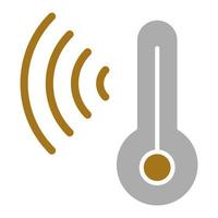 Smart Temperature Vector Icon Style